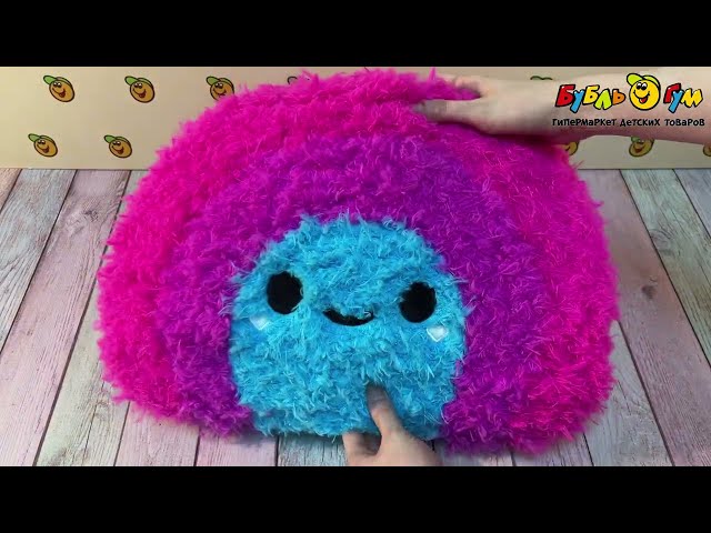 Игровой набор Fluffie Stuffiez Подушка-Радуга  25х38см с 4лет - видео
