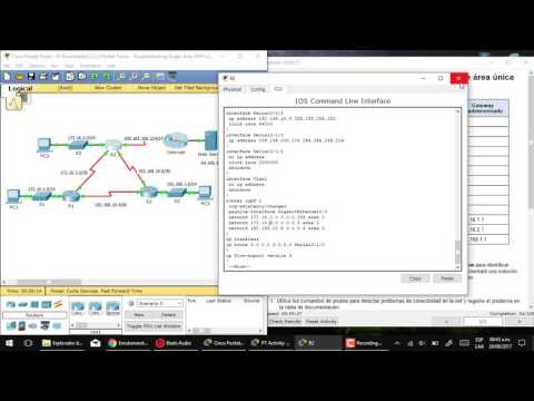5.2.2.3 Packet Tracer - Troubleshooting Single-Area OSPFv2