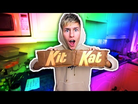 I Made The Worlds LARGEST KIT KAT CHUNKY!!! (Giant DIY Kit Kat Chunky) Video
