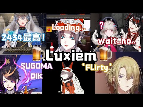 【NIJISANJI EN】Luxiem Getting Drunk Highlights