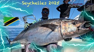 YFS 2025 - Fishing Seychelles Jigging & Popping Catamaran Fishing Trip - Team Tanzania