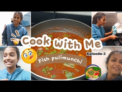 Cooking with deekshitha -3👨🏻‍🍳✨| best south Indian fish curry recipe |