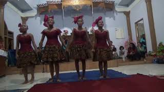 preview picture of video 'Pujian keren tarian keren remaja spellot membangun GKJW  patunggilan kang nyawiji'