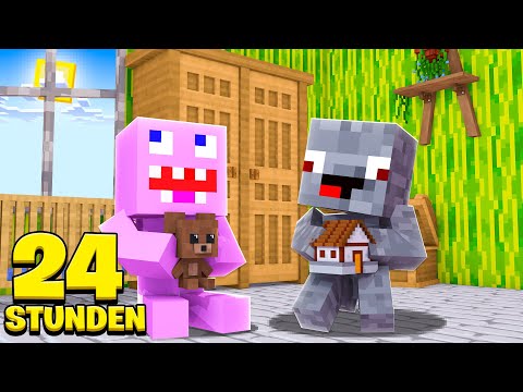 24 STUNDEN ALS BABYS in Minecraft 👶
