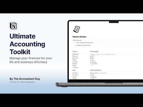 NotionBooks - Complete Accounting Toolkit for Individuals and Businesses 