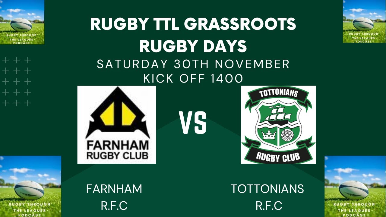Rugby TTL Grassroots Rugby Days Farnham v Totts 30 11 2024