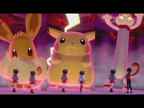 Pokémon Sword - 167 - Max Raids 4 (Fatchu, EEEPHA, & Longcat)