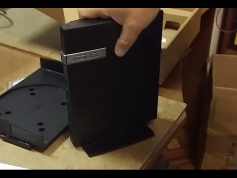Asus E410 распаковка unboxing VESA-mount крепление на монитор