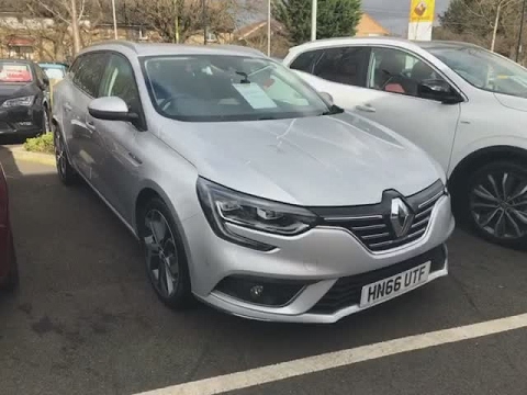 HN66UTF RENAULT MEGANE SIGNATURE NAV DCI ESTATE SILVER 2016