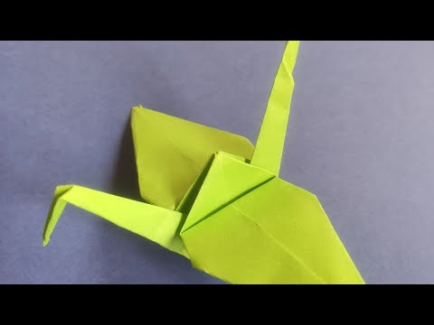 Jak zrobić żurawia z origami