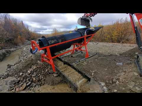DIY Alaska Gold Mining - New trommel test #2