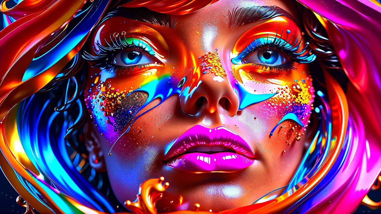 AI Liquid Art - Abstract Animation By Artificial Intelligence (Generative AI Art)