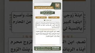 صورة 11461 - حكم كشف المرأة على ابن بنت زوجها وابن ابن زوجها  -  نور على الدرب