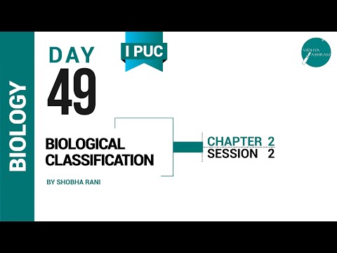 DAY 49 | BIOLOGY | I PUC | BIOLOGICAL CLASSIFICATION |...