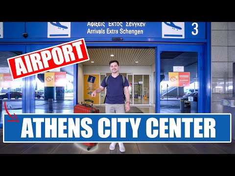 COMO CHEGAR AO CENTRO DA CIDADE DE ATENAS DO AEROPORTO!