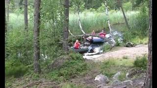 preview picture of video 'Hätteboda Vildmarkscamping 2005 with Mim'