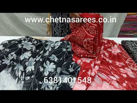 CHETNA - 60GM GEORGETTE SAREES