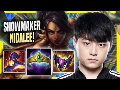 SHOWMAKER IS SO CLEAN WITH NIDALEE! - DK ShowMaker Plays Nidalee JUNGLE vs Hecarim!