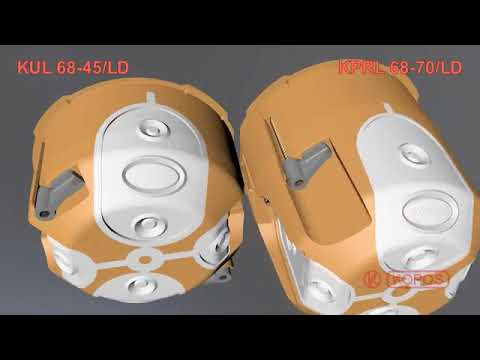 Video DOZA  universala pentru montaj aparataj in  gips carton  73x45 + capac