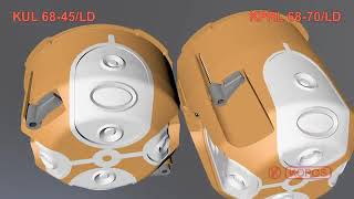 Miniatură video DOZA  universala pentru montaj aparataj in  gips carton  73x45 + capac