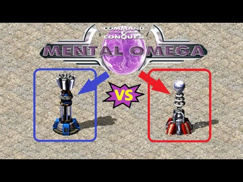Prism vs Tesla - Mental Omega - Red Alert 2