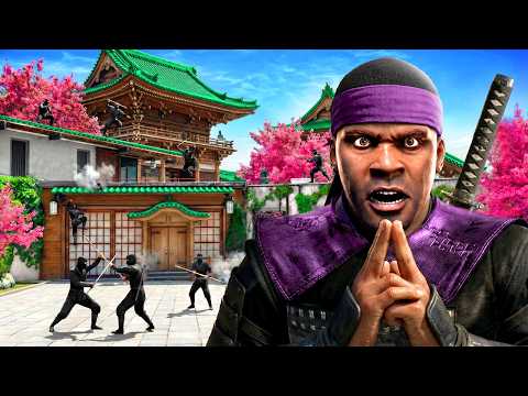GTA 5 - Upgrading Franklin's House into a NINJA Temple!