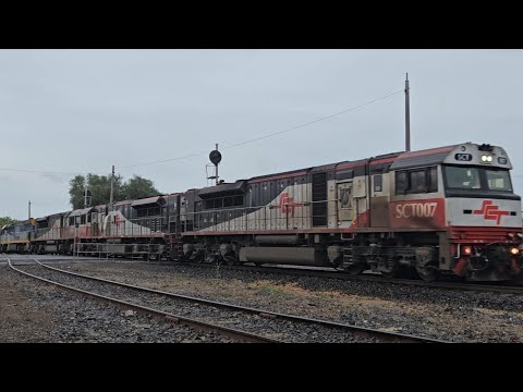 3PM9 SCT "Grey Ghost" train, Forrestfield WA to Laverton VIC, 1530, 6/9/24, Stawell VIC