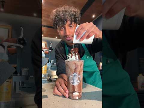 Chocolate Cookie Frappuccino is BUSSIN at Starbucks!🔥😮‍💨 #starbucks #shorts
