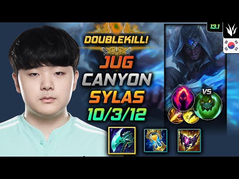 Canyon Jungle Sylas Build Night Harvester Dark Harvest - Sylas Jungle vs Zac - LOL KR 13.1
