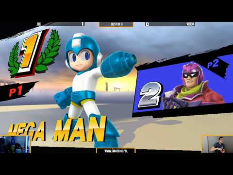 BLSF  Jrx (Mega Man) vs Verdo (Falcon)   Winners Round 1   Smash 4 Singles