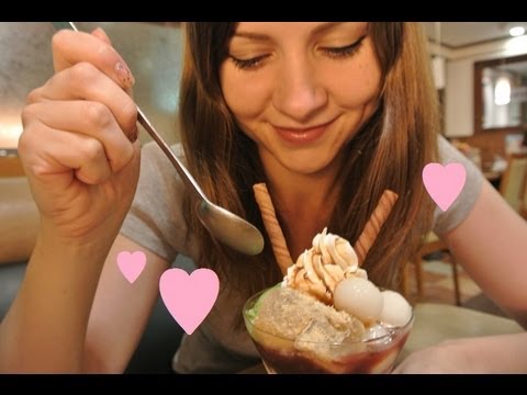 日本的甜食：百樂福和善齋 日本的甜食很好吃! (Japanese SWEETS: Parfait & Zenzai 日本のスイーツ美味しい！！)