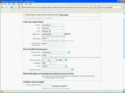 comment ouvrir un compte ymail
