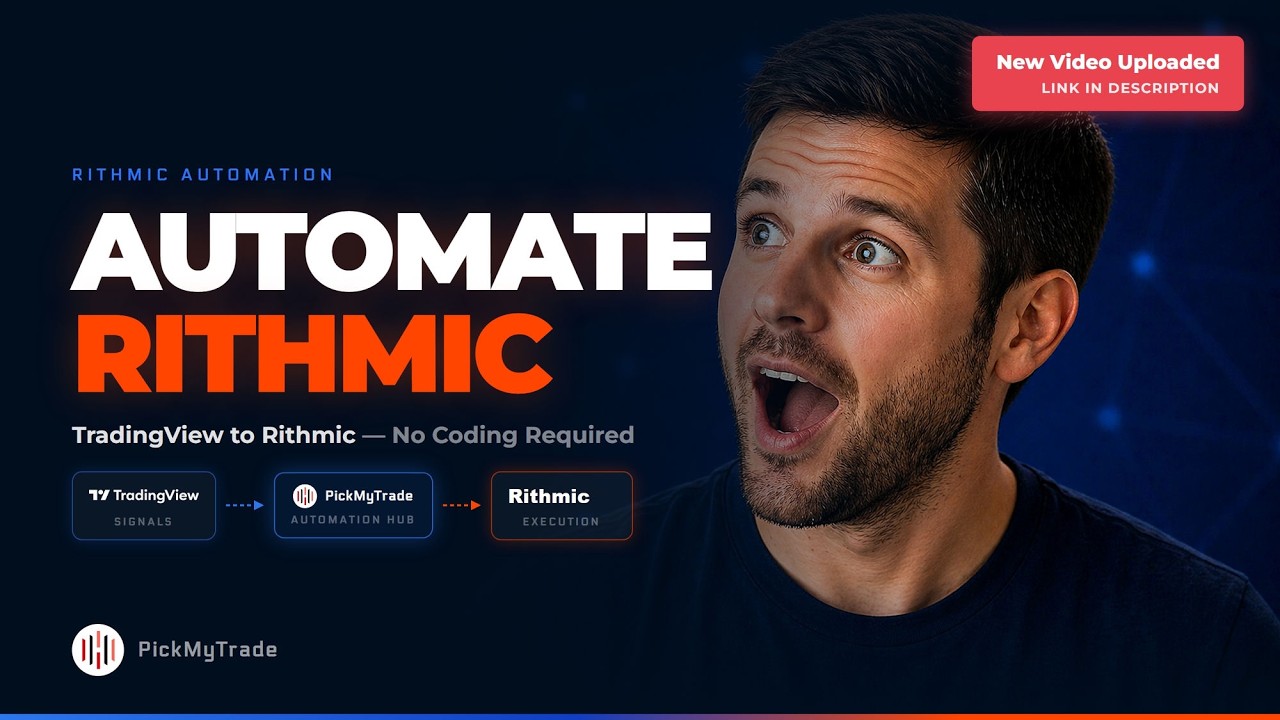 TradingView to Rithmic Automation in 5 min |PickMyTrade.io