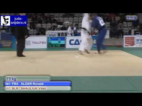 Judo 2010 World Cup Prague: Ronald Alger (FRA) - Vitali Shauliuk (BLR) [-73kg]