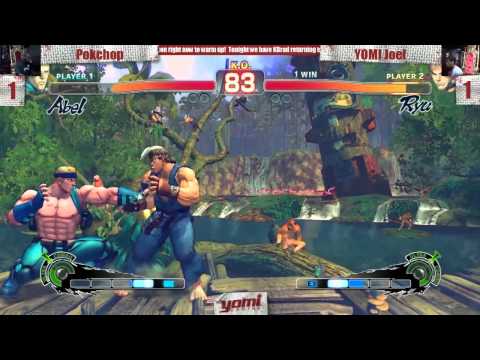 Yomi Gaming USF4 Capcom/Anime Week 4 Loser's Bracket Pokchop (Abel) vs YOMI Joel (Ryu)