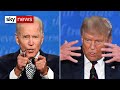 Watch In Full Trump Versus Biden In The First US Presidential Election Debate