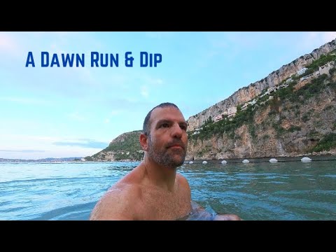 The Monaco to Mala Run Loop 2024 | A Dawn Dip with my Insta360 GO 3S