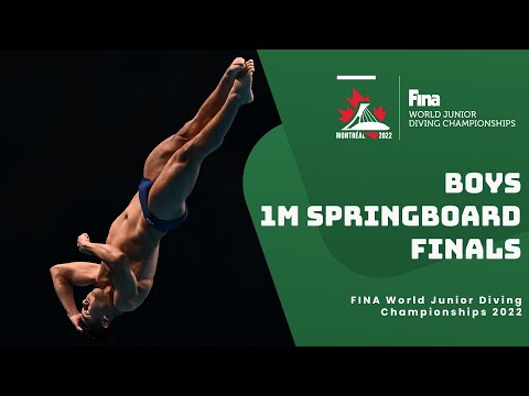 LIVE | Diving | FINALS | Boys (14-15 Years old) | 1m Springboard | World Junior Championships 2022