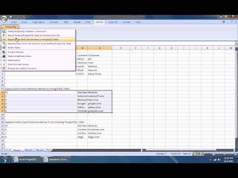 Excel PostgreSQL Import, Export & Convert Software