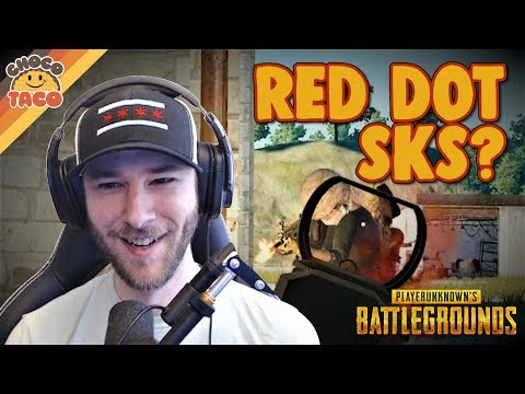 Ridiculous Red Dot SKS Game - chocoTaco PUBG Gameplay