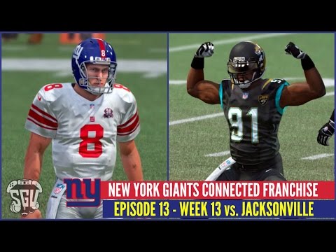 Madden 15 (PS4): New York Giants Online Connected Franchise - EP13 (Week 13 vs Jaguars)