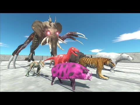 Escape from ALIEN ELEPHANT MUTANT - Animal Revolt Battle Simulator