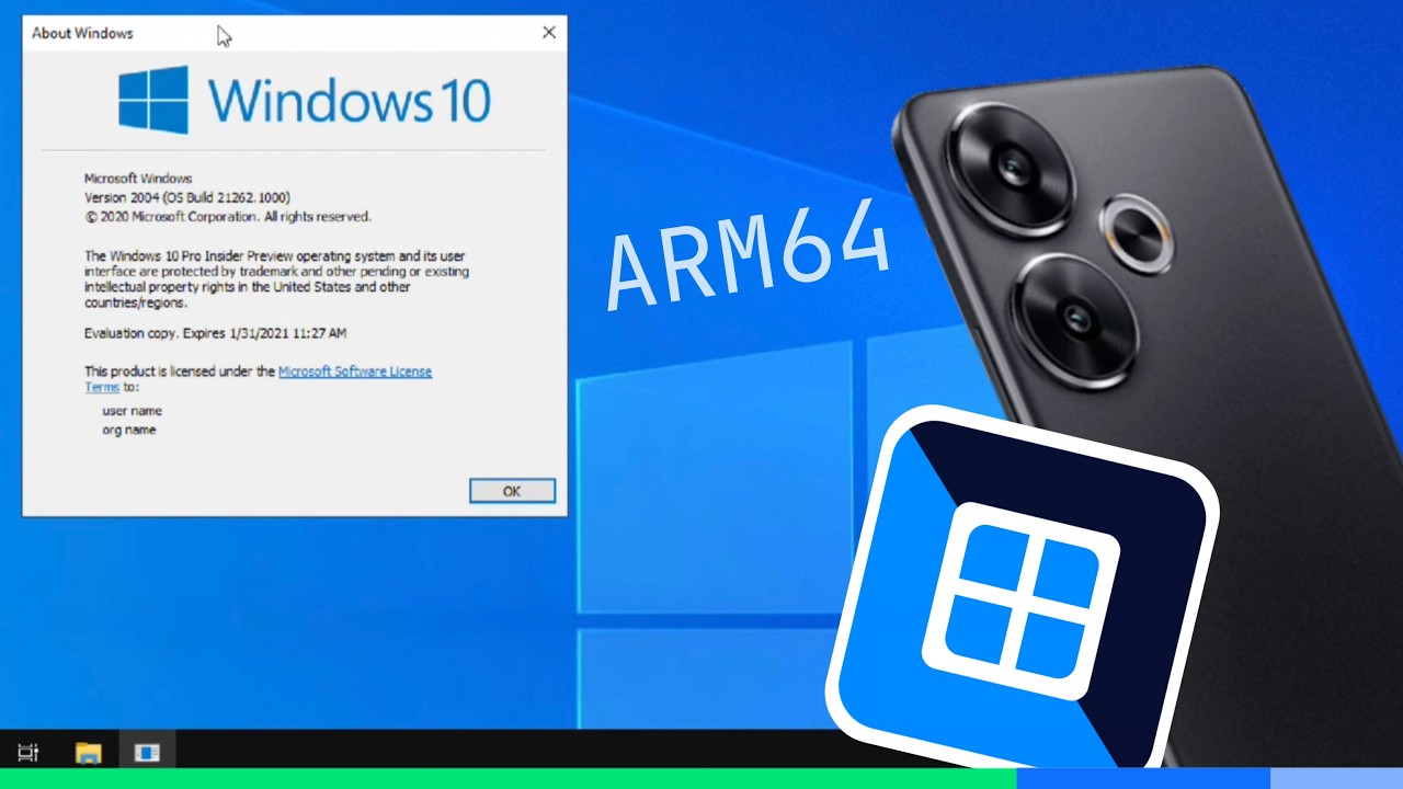 Emulate Windows 11 ARM64 build 21262.1000 on Android phones with Vectras VM