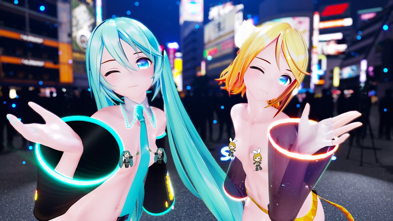 【MMD】愛包ダンスホール【初音ミク・鏡音リン】【紳士向け】【4K】