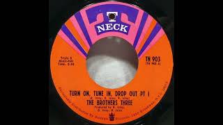 🔵 The Brothers Three – Turn On, Tune In, Drop Out Pt&amp;1&amp;2 1969 💥 Rare Isley Brothers single!