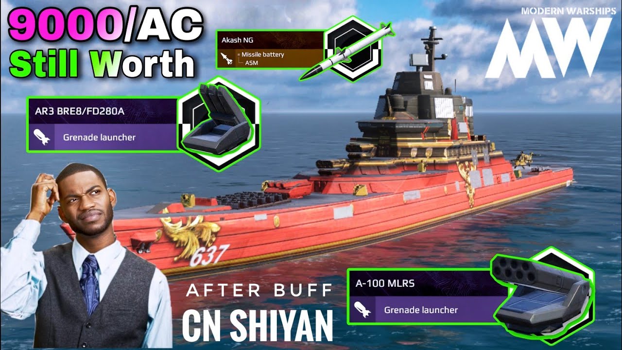 CN Shiyan - After Buff Try Fully Competitive 💪But 9K / Artcoin 💸 Still Worth?? - Modern Warships 