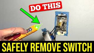 How To Safely Remove A Single Pole Switch