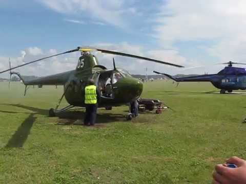 Аэродром Мочище. Запуск и взлет Ми-1