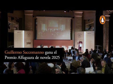 Guillermo Saccomanno, Premio Alfaguara de novela 2025 | CEREMONIA COMPLETA