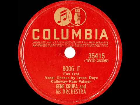 1940 Gene Krupa - Boog It (Irene Daye, vocal)